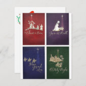 クリスマスカード ノートカード (正面/裏面)