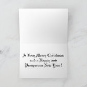 クリスマスカード、ハイ通り、ストラットフォードアポンエイボン シーズンカード (内部)