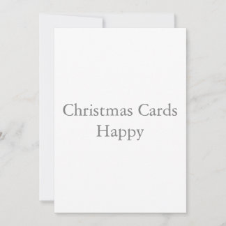 クリスマスカード ハッピー