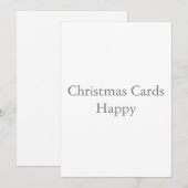 クリスマスカード ハッピー (正面/裏面)