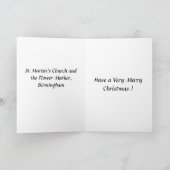 クリスマスカード - バーミンガム カード (内部)