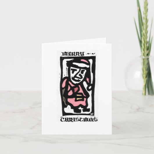 クリスマスカード – パパサンタ (正面)