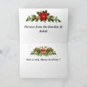 クリスマスカード – フィレンツェ，イタリア (内部)