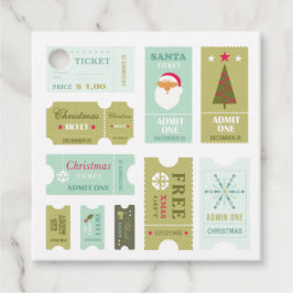 クリスマスカード フェイバータグ