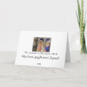 クリスマスカード:フラ・アンジェリコによる受胎告知 シーズンカード (裏面)