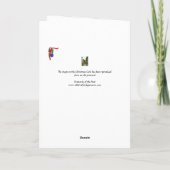 クリスマスカード - ブリストル カード (裏面)