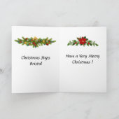 クリスマスカード - ブリストル カード (内部)