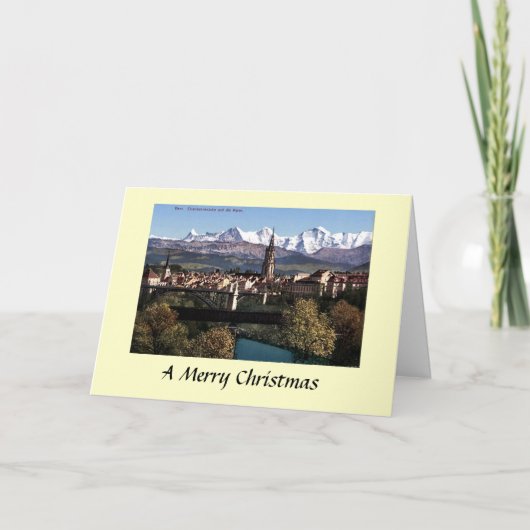 クリスマスカード – ベルン（スイス） (正面)