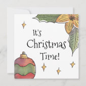 クリスマスカード, ホリデーカード, クリスマス (正面)