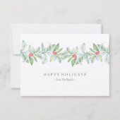 クリスマスカード、ホリデーカー素朴ド (正面)