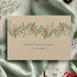 クリスマスカード、ホリデーカー素朴ド