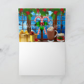 クリスマスカード ホリデーシーズン (内部)