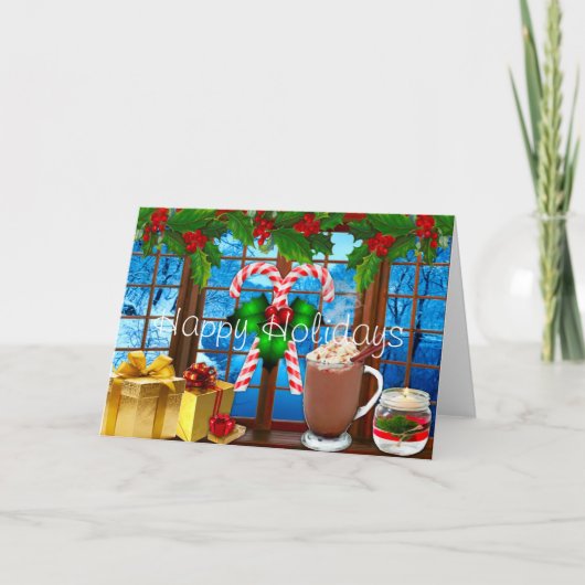 クリスマスカード ホリデーシーズン (正面)