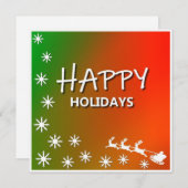 クリスマスカード-ホリデーシーズン シーズンカード (正面/裏面)