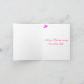 クリスマスカード – ボーイフレンドの夫Mr.または彼の名前 (内部)