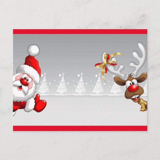 クリスマスカード ポストカード (正面)