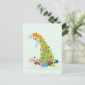 クリスマスカード ポストカード (スタンド正面)