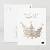 クリスマスカード ポストカード (正面/裏面)