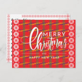 クリスマスカード ポストカード (正面/裏面)