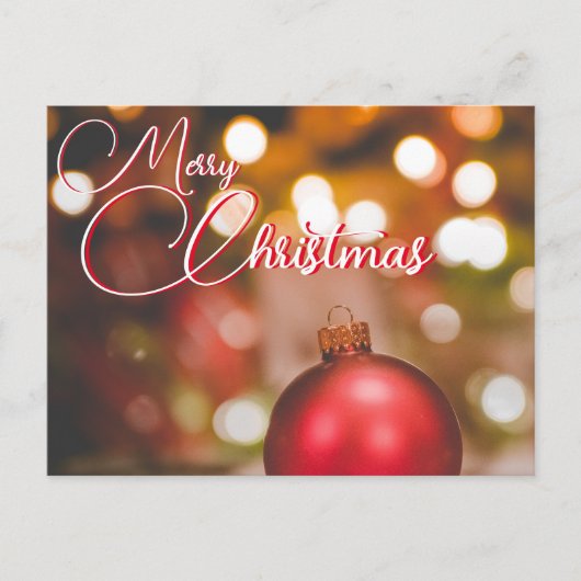 クリスマスカード ポストカード (正面)