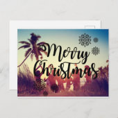 クリスマスカード ポストカード (正面/裏面)