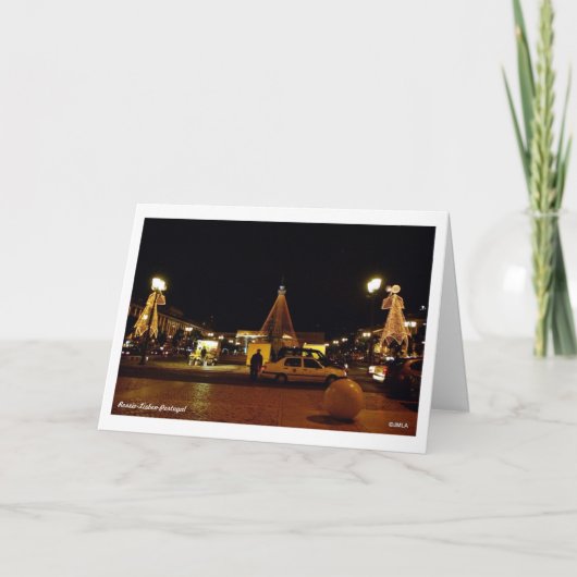 クリスマスカード – ポルトガル語 (正面)