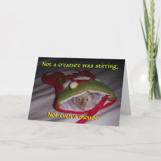 クリスマスカード: マウス シーズンカード