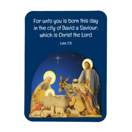 クリスマスカード マグネット (縦)