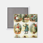 クリスマスカード マグネット (正面/裏面)