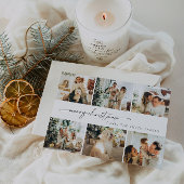 クリスマスカード |ミニマル写真ホリデーカード