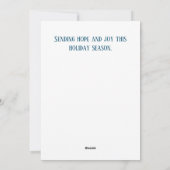 クリスマスカード メリーアンドブライト (裏面)