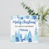 クリスマスカード、メリークリスマスカスタマイズカード シーズンカード (スタンド正面)