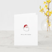 クリスマスカード、メリークリスマスカード カード (黄色い花)