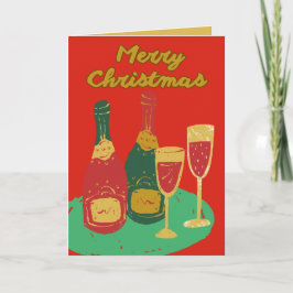 クリスマスカード、メリークリスマスグリーティングカード 招待状