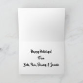 クリスマスカード「メールボックス・ペンギン」 シーズンカード (内部)