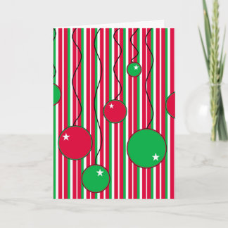 クリスマスカード: モダンな活気 シーズンカード