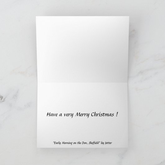 クリスマスカード – ヨークシャー州シェフィールド (内部)