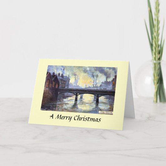 クリスマスカード – ヨークシャー州シェフィールド (正面)