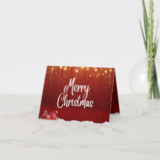 クリスマスカード – ランドスケープ折りたたみクリスマスカード