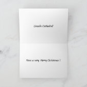 クリスマスカード-リンカーン大聖堂 シーズンカード (内部)