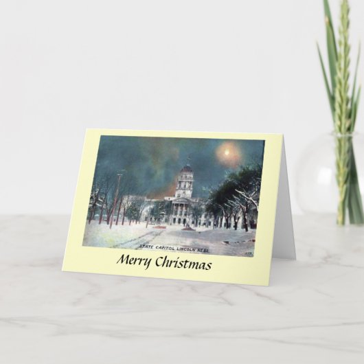 クリスマスカード – リンカーン、ネブラスカ、米国 (正面)