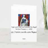 クリスマスカード：ヴァージン&天使と子供 シーズンカード (裏面)