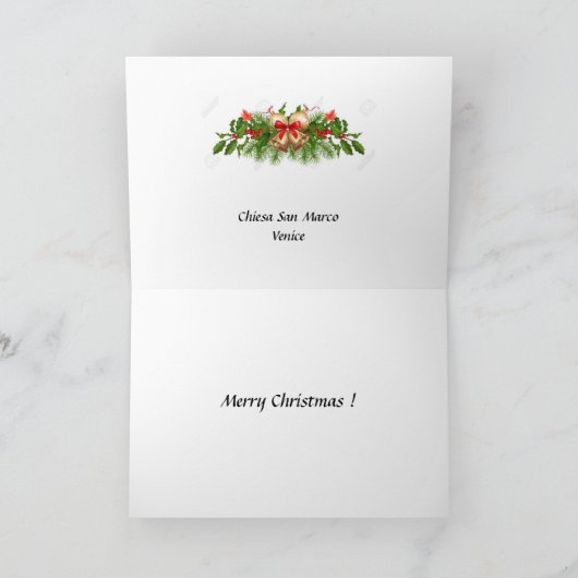 クリスマスカード – ヴェニス (内部)