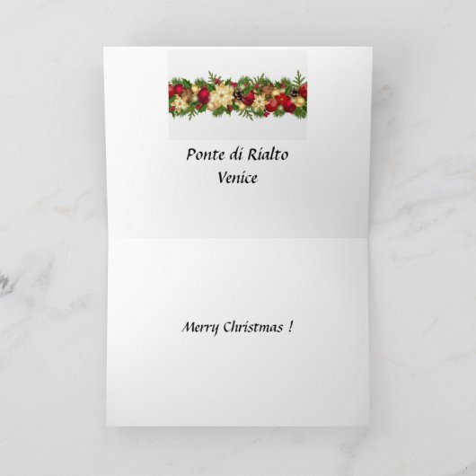 クリスマスカード – ヴェニス (内部)