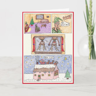 クリスマスカード- "上"上の漫画、 シーズンカード