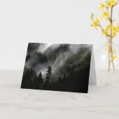 クリスマスカード：丘を愚かな気持ちで飾る… カード (黄色い花)