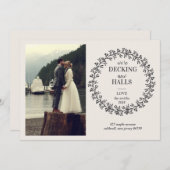 クリスマスカード / 休日の移行について 招待状 (正面/裏面)