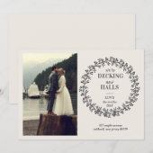 クリスマスカード / 休日の移転です 招待状 (正面/裏面)