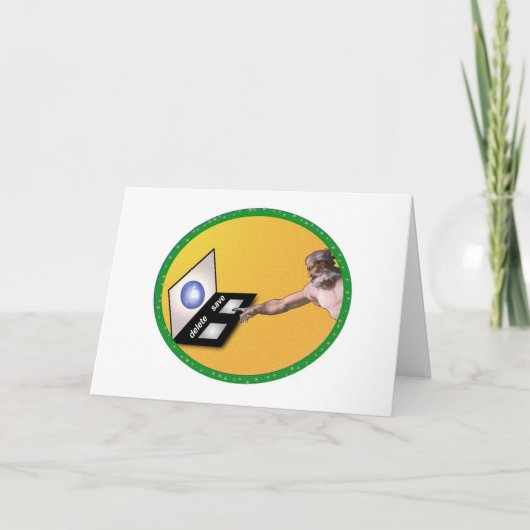 クリスマスカード(保存対削除のテーマ) シーズンカード (正面)