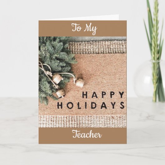 クリスマスカード**先生** シーズンカード (正面)